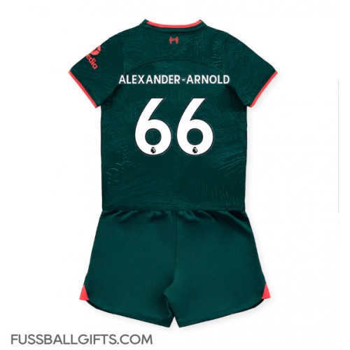Liverpool Alexander-Arnold #66 Fußballbekleidung 3rd trikot Kinder 2022-23 Kurzarm (+ kurze hosen)